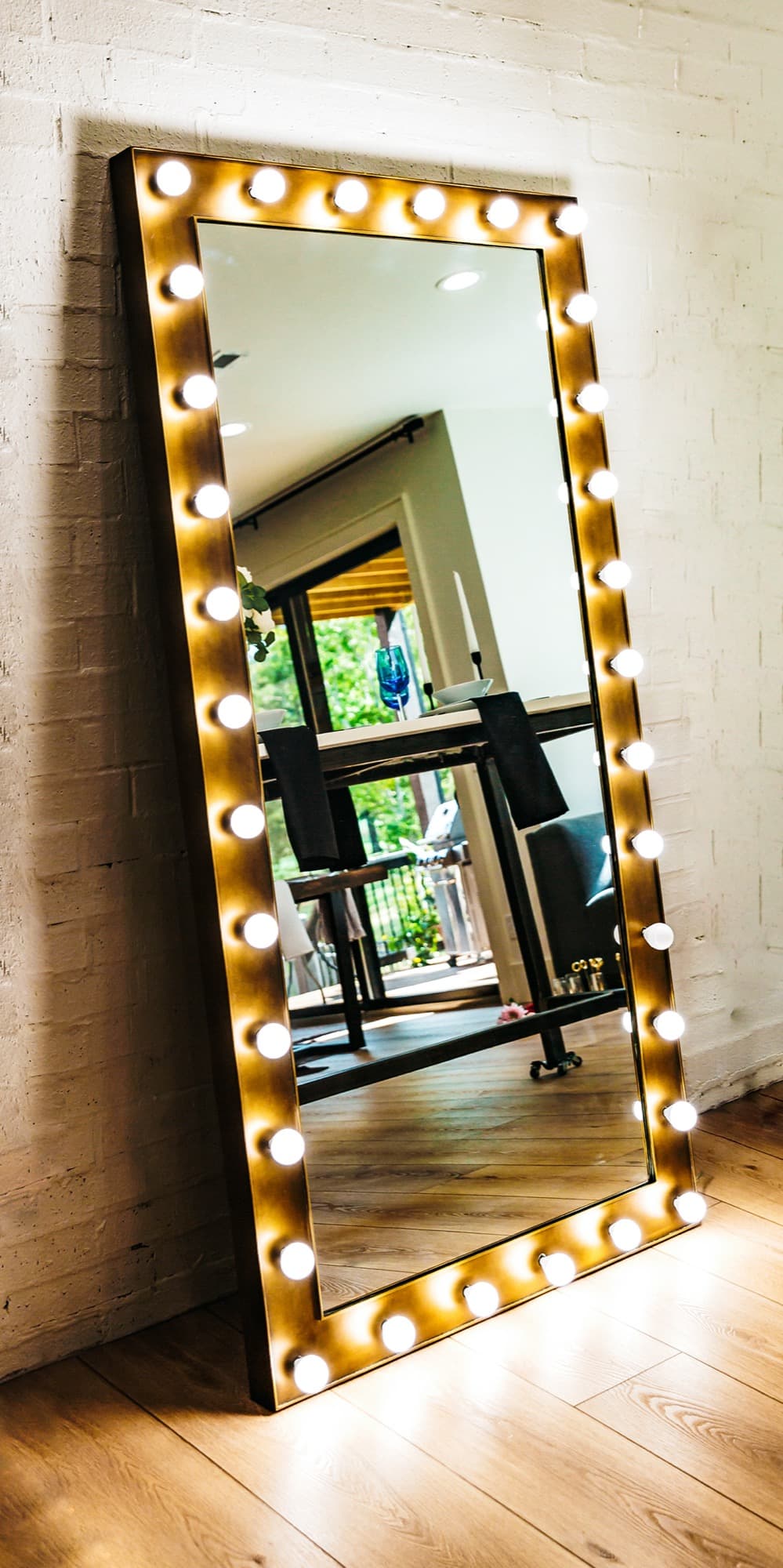 Featured image for “Large Hollywood Lighted Mirror”