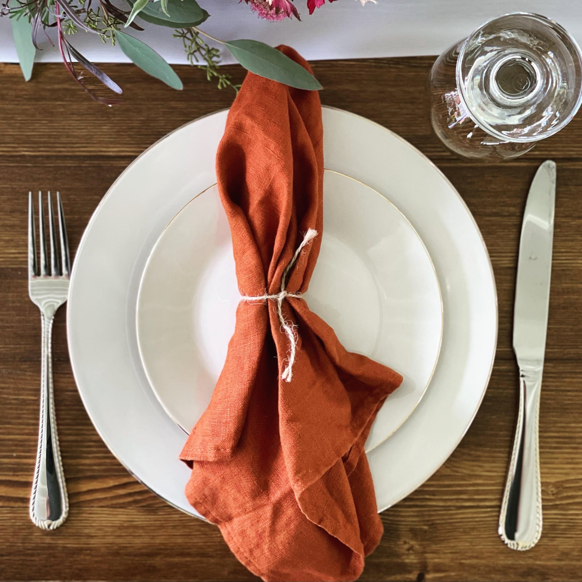 Featured image for “Rust Linen Napkin”